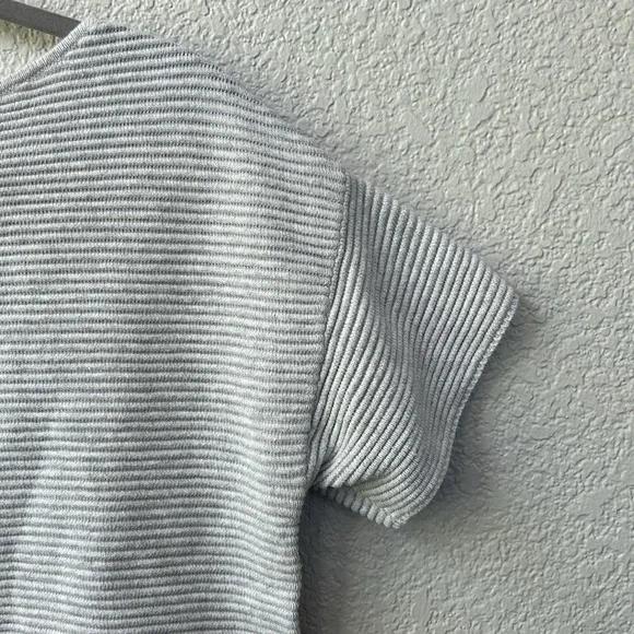 Tommy Bahama Bonita Ottoman Short-Sleeve Sweater in Gray - Picture 3 of 7